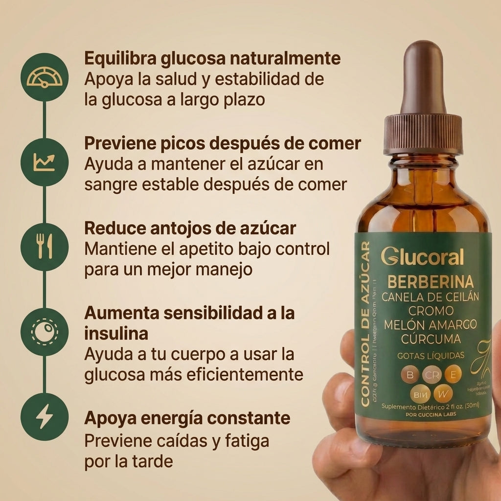 Glucoral® | Control diario de glucosa y bienestar completo